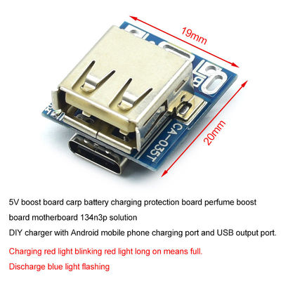 CA-035 5V Boost Step Up Power Module Lithium LiPo Battery Charging Protection Board LED Display USB For DIY Charger