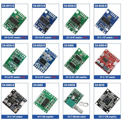 CA-8469 5V Class D PAM8403 5.0 Bluetooth Audio Power Amplifier Module Board Digital Component