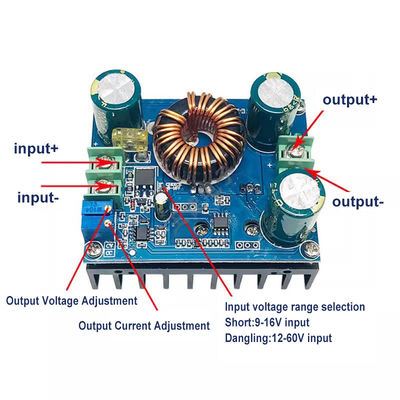 DC-DC Step Up Module 9v-60V to 12v-80V 48V Booster Converter for Car LED Driver 600W