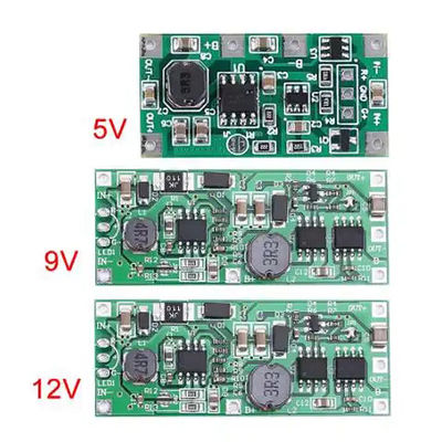 DC 5V 9V 12V Charging Step Up Booster Module for 18650 Lithium Battery UPS Voltage Converter Protection