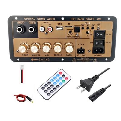100W BT Mono Amplifier Board with 2.0 Channels for Home and Car Audio