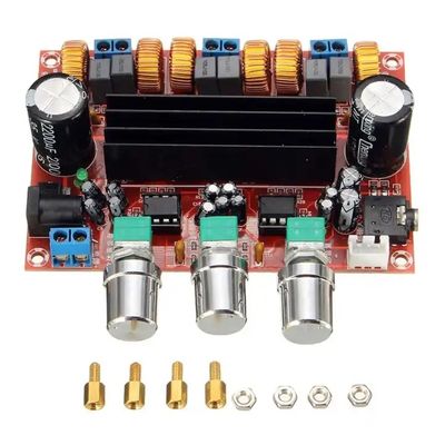 2.1 Channel Digital Amplifier Board with TPA3116D2 Chip 50Wx2 Output and 12V-24V Power Supply