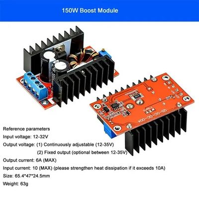 DC-DC 9A 300W Buck Converter 150W Boost Converter 5-40v to 1.2-35v Power Module Step Down Converter