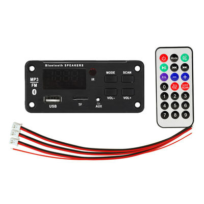 2*25W 50W Car Audio USB TF FM Radio Bluetooth MP3 Amplifier Module with 5.0 Channels