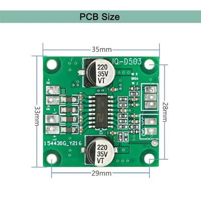 Mini Amplifier 2*40W DC 5V-26V Power Amplifier Module Receivers Amplifiers Board