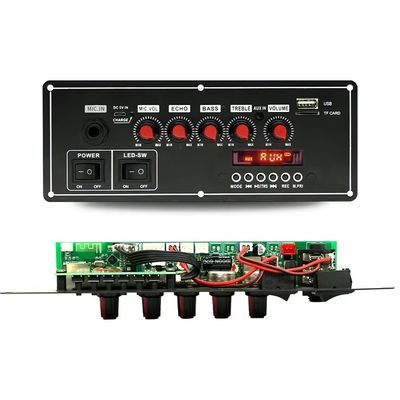 Voice Recorder Function 2x20W 7.4V Wireless Wired Microphone Trolley Speaker Sound Bt Decoder Amplifier Board