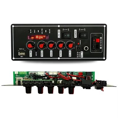 Wireless Wired Microphone Trolley Speaker with FM Radio and Bt Decoder Amplifier Board