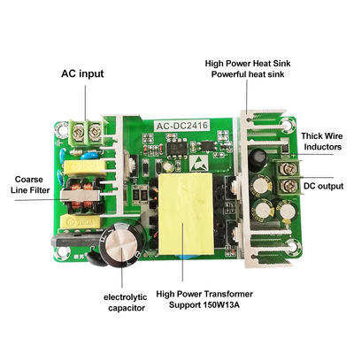 AC/DC Converter Board 12V 13A Isolated Power Module 10A 12A 13A 150W for Description