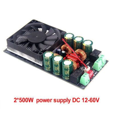 2X500W Class D Digital Stereo Power Amplifier Board 12V-48V for Car Karaoke Home Theater Subwoofer Speaker