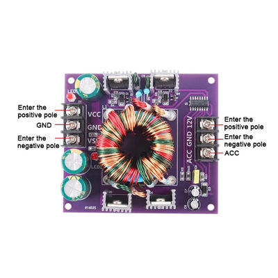 12V Input Voltage Industrial DC-DC Converter with Dual Power Board Mount Amplifier