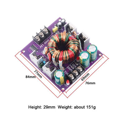 12V Input Voltage Industrial DC-DC Converter with Dual Power Board Mount Amplifier