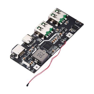 22.5W QC4.0 PD3.0 5 Port Dual USB Mobile Power Bank Circuit Board Protection Motherboard