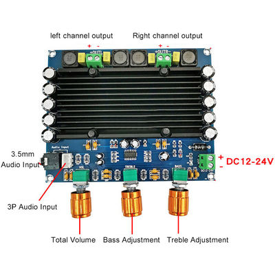 2 Channels Professional Amplifier TPA3116D2 2*150W Digital Audio Board for Amplifiers