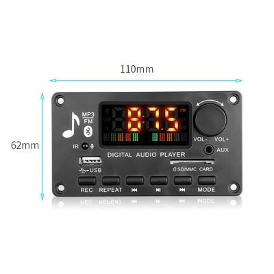 High Power 2x40W BLUETOOTH Module Car Amplifier Motherboard with APE Audio Format Support and 20+ Hours Battery Life
