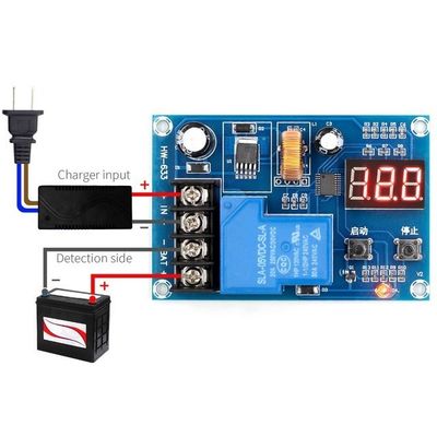 XH-M604 Battery Charge Control Module Digital Display Full Power off Protection Switch Power ICs