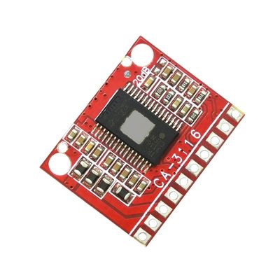 50W Dual Channel TPA3116D2 Power Amplifier Module with DC 4.5V~24V and No POP Noise for Audio Stereo Board