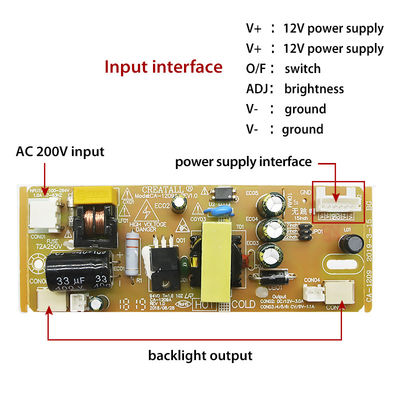 One LCD TV Display KZ1209 LED Strip Backlight Constant Current Power Supply Module with DC 12V-3A Output