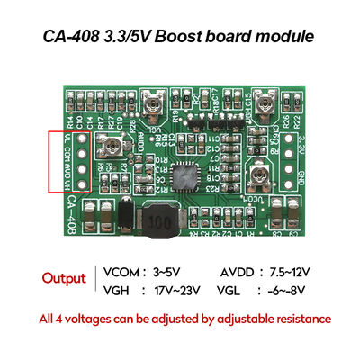 Picture Creatall CA-408 Integrated LCD TCON Board 5v DC-DC Buck Boost Module with 4 Adjustable LED TV Power Supply VGL VGH VCOM.AVDD