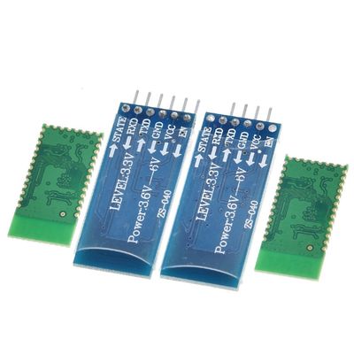 Wireless Bluetooth Module HC-05 HC-06 RF Transceiver with 2.4G Frequency 3.3V TTL Level and 10 Meter Range UART Converter