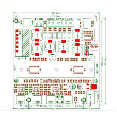 CA-3169B 2.1 Channel Audio Power Amplifier Board with High Fidelity Sound and Compact 100x75x30mm Design