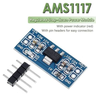 AMS1117 3.3V Module ICs for Power Supply Applications of 1.5V 1.8V 2.5V 3.3V