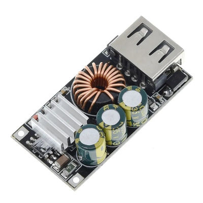 Emergency Mobile Phone Charging with QC3.0 DIY Fast Charger Board and 24W Power Supply