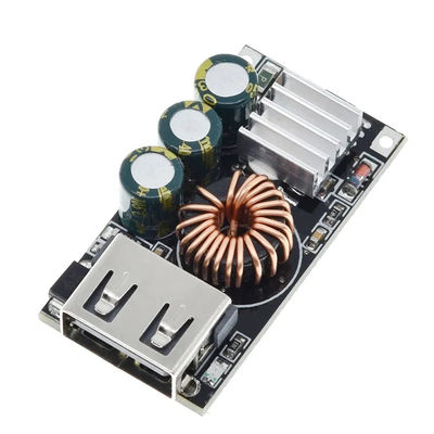 Emergency Mobile Phone Charging with QC3.0 DIY Fast Charger Board and 24W Power Supply