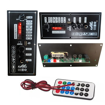 10W 20W Pull Rod Sound Power MP3 Player Trolley Speaker BT Amplifier Board With Microphone