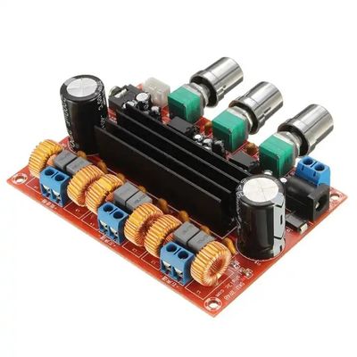 50Wx2 2.1 Channel TPA3116D2 Audio Amplifier Module for DC12-24V Input XH-M139 Digital