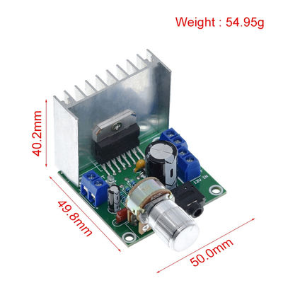 TDA7297 12V Double Channel Power Amplifier Board with 15W+15W Output and Noise-Free Design