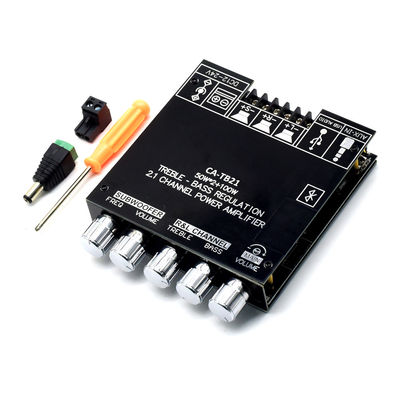 CA-TB21 2.1 Channel BT Subwoofer Amplifier Audio Board 2*50W+100W 12-24V AMP