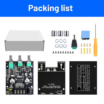 CA-502MT 5.0 BT Digital Audio Amplifier Board 2*50W 12-24V AMP Module