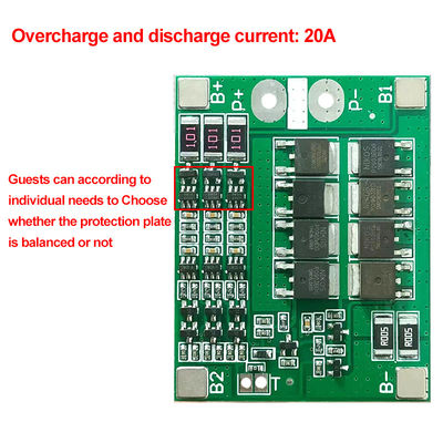 CA-3S-25A-B-T Li-Ion 18650 BMS PCM Battery Protection Board BMS PCM With Balance For Li-Ion Lipo Battery Cell Pack Module DIY