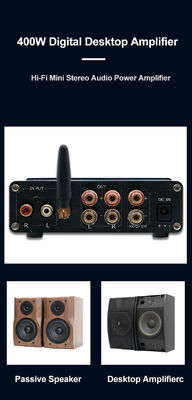 100W*2+200W Home Audio Power Amplifier with Bluetooth 5.0 and 2.1 Channel Mini HiFi Stereo Class D Digital Amp