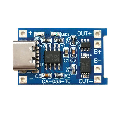 CA-033 Micro Type-C USB 5V Charging Board Dual Function 1A Li-Ion Lithium Battery Charger Module 18650 TP4056 ICs Product