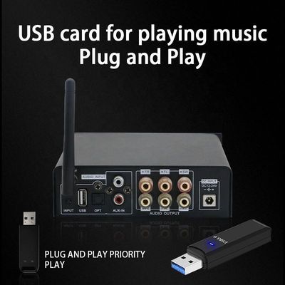 2.1 Channel 100W Output Power Wireless Bluetooth Digital Audio HIFI Power Amplifier for Home Audio