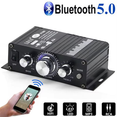 AK-270 12V Small Power Bluetooth Audio Amplifier 2.0 Channel Output HIFI Mini Power Amplifier for Home Theater Sound System