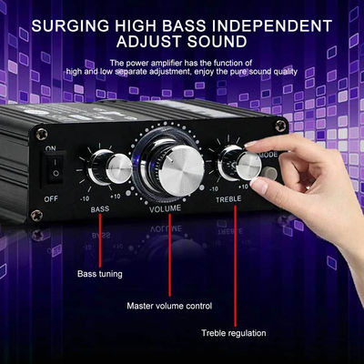 AK-270 12V Small Power Bluetooth Audio Amplifier 2.0 Channel Output HIFI Mini Power Amplifier for Home Theater Sound System