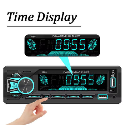Universal 60Wx4 Car Radio Srereo  MP3 Player FM Receiver  Radio Stereo Audio Music USB/SD with in Dash AUX Input