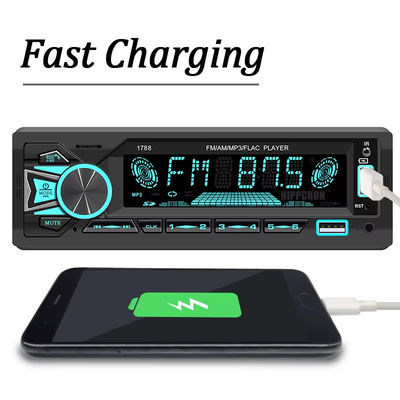 Universal 60Wx4 Car Radio Srereo  MP3 Player FM Receiver  Radio Stereo Audio Music USB/SD with in Dash AUX Input
