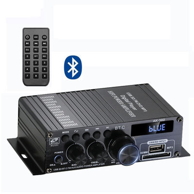 AK-380  5.0 Amplifier 2.0 Channel Car Home Theater Amplifier Mini HIFI Digital Audio Amplifiers Stereo USB OTG Input