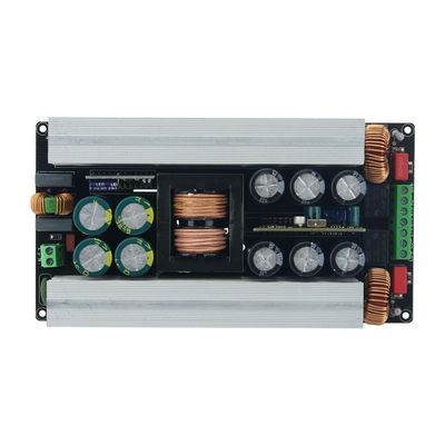 2x600W Stereo Digital Power Amplifier Board AC DC Converter with Switching Power Supply Bridged Speaker Protection Board Mount