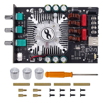 ZK-1602T 2*160W 2.0 Channel  Digital Power Amplifier Module Class D Audio Stereo BT 5.0 Subwoofer Amplifier Board ZK-1602T