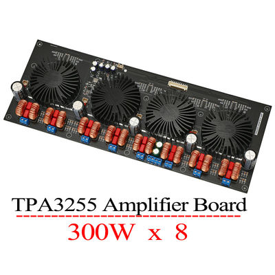 TPA3255 8-channels 300W Digital Power Amplifier Board High Efficiency Class D Audio Amp for DIY Home Theater