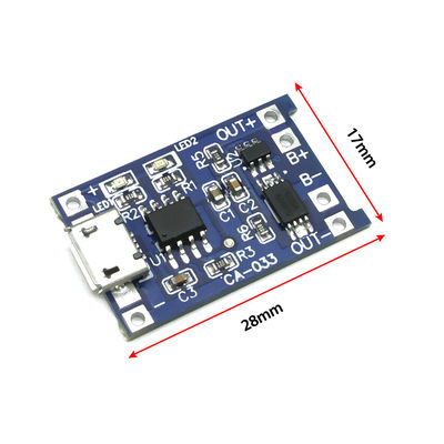 CA-033 Micro Type-c USB 5V Charging Board with Dual Functions 1A Li-ion Lithium Battery Charger Module 18650 TP4056 Standard