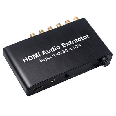 HDMI to 3.5mm RCA Analog Audio Converter Extractor Decoder Amplifier for PS4 DVD 5.1 Channel Sound Splitter Private Mold