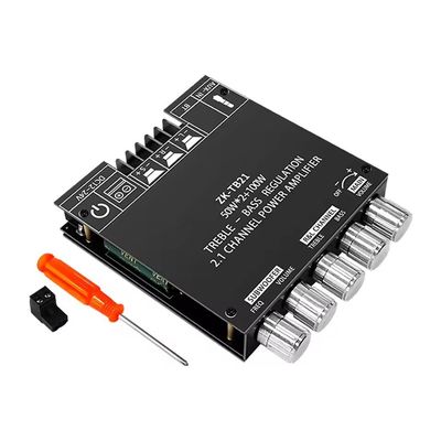 ZK-TB21 5.0 Subwoofer 50W*2+100W 2.1 Channel Power Audio Stereo Bass AMP TPA3116D2 Amplifiers Board ZK-TB21
