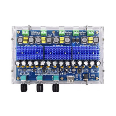 TPA3116D2 5.0-Compatible Digital Power Amplifier Board 4 Channel with 50Wx2 100Wx2 Stereo Dual Bass Receiver Amplifier
