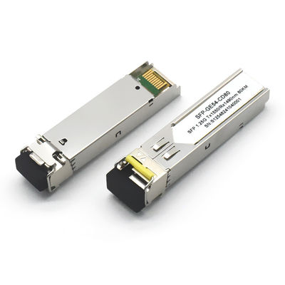 GPON PON 10G DWDM SFP 80KM Module 10G Data Rate 1310nm Wavelength for FTTH 5G Network 80km Distance SM Optical Transceivers