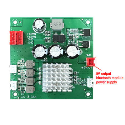 CA-3136A Digital Audio Amplifier Module 8-24V Input 5V Output 2*50W TPA3116 Amplifier Board